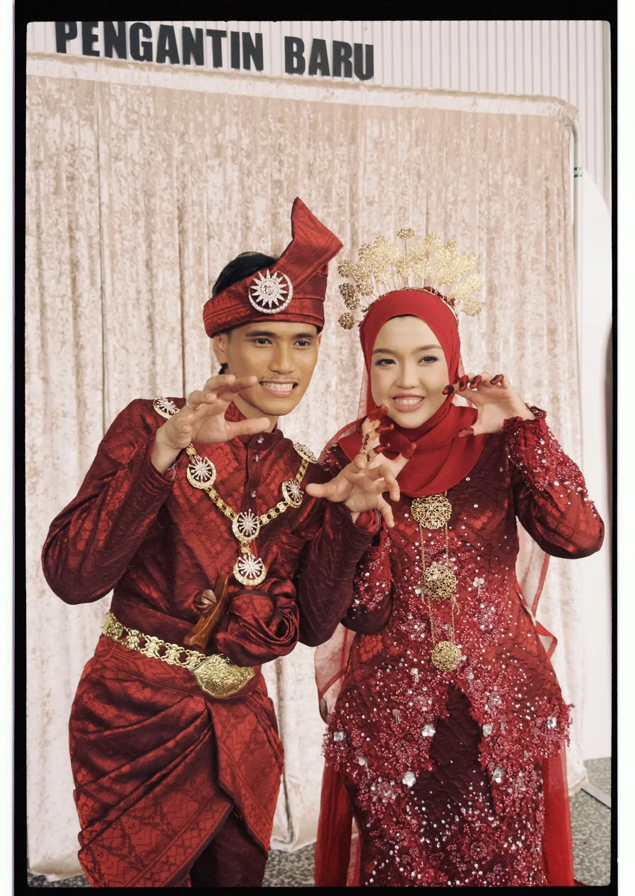 The photobooth corner during a wedding reception